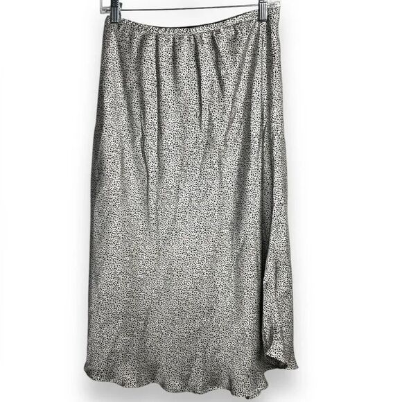Sienna Sky Dresses & Skirts - Sienna Sky Leopard Silky Maxi Skirt Cream and Black Size Large